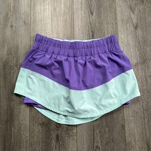 Womens lululemon 2 tone Blaze By Running Skirt Size 6